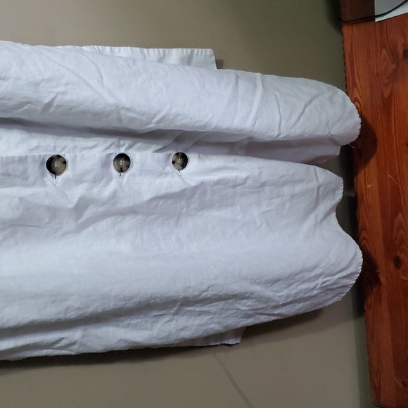 Love & Legend White Button-Down Dress Size 2x - Picture 3 of 6